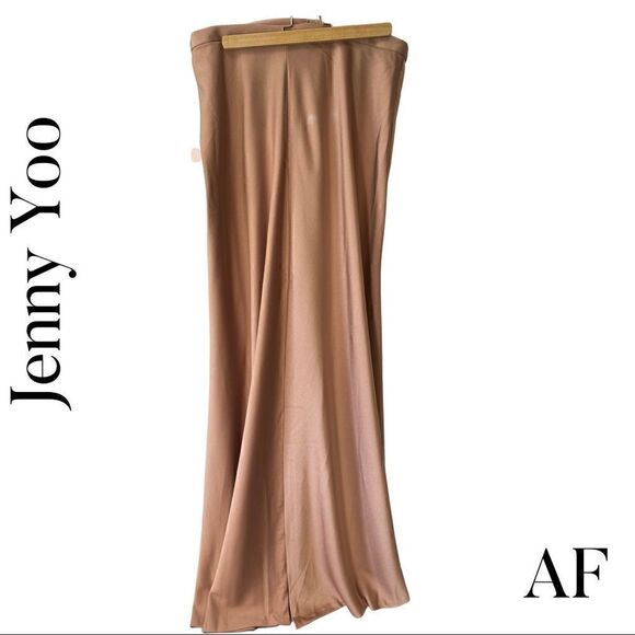 BHLDN JENNY YOO SOLEIL SATIN MAXI SKIRT NEW NWT SIZE 16 - Picture 4 of 8